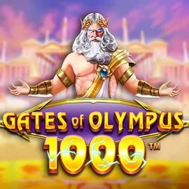 Gates of Olympus 1000 online game logo by Pragmatic Play on zumospin-casino.org