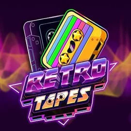 Retro Tapes slot logo by Push Gaming at Zumospin Casino